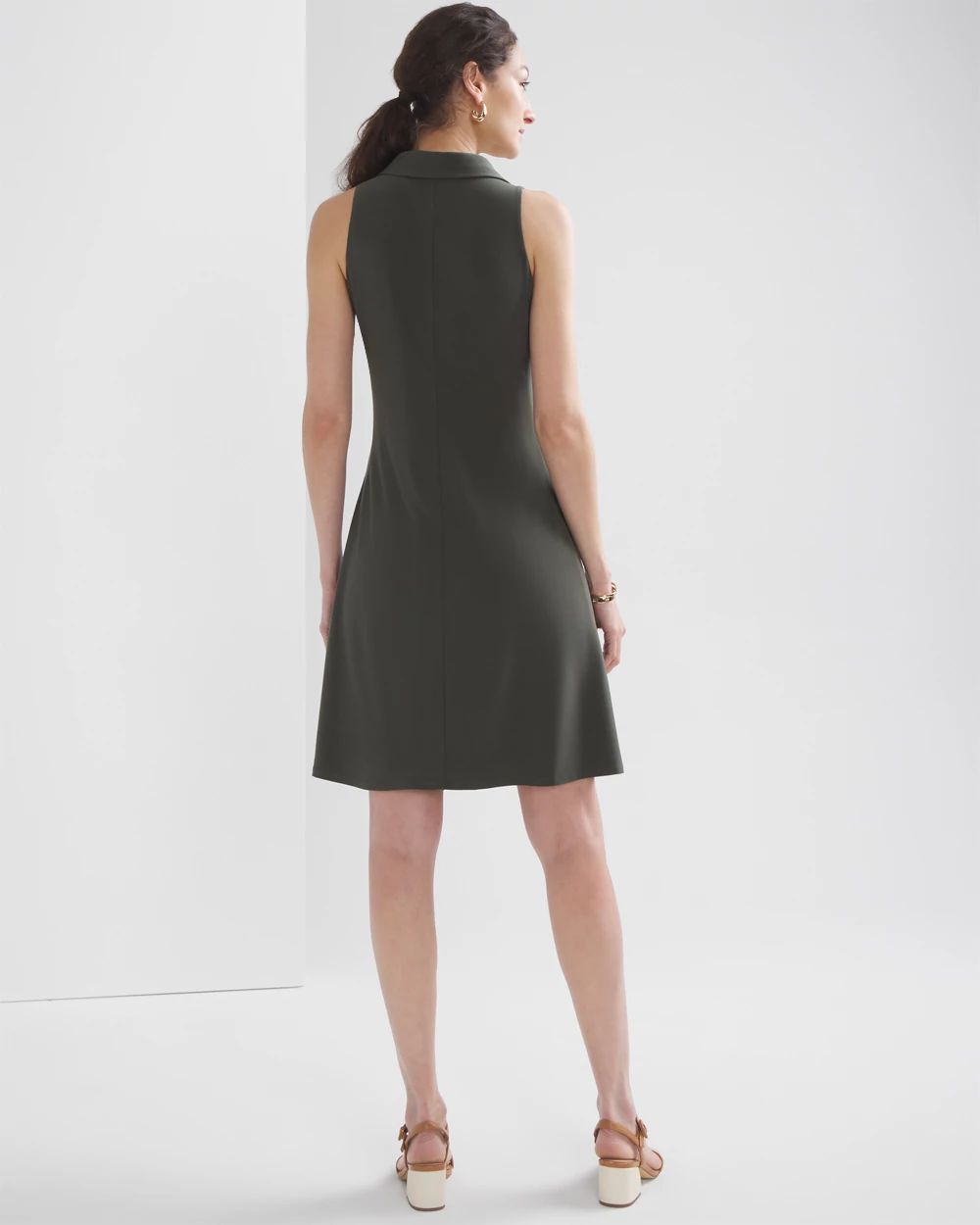 Tie front dress black cheap